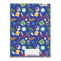 Caderno quadriculado 1x1cm 48 folhas 200x275mm cd - tamoio