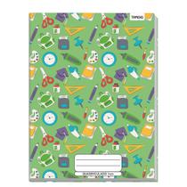 Caderno quadriculado 1x1cm 48 folhas 200x275mm cd - tamoio