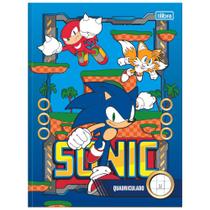 Caderno Quadriculado 1x1cm Brochura Capa Dura Sonic 40F - Tilibra