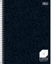 Caderno quadriculado 7mm x 7mm universitário lunix 80 folhas tilibra