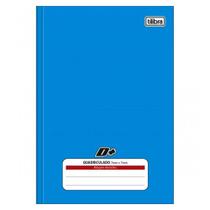 Caderno quadriculado 7x7 96 fls azul D+ Tilibra