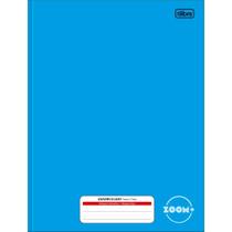 Caderno Quadriculado 7x7 mm Brochura Capa Dura Zoom Azul 96 Folhas Caderno Quadriculado 7x7 mm Brochura Capa Dura Zoom Azul 96 Folhas