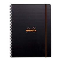 Caderno Quadriculado A4+ Rhodia Pro Book Capa Preta 80 Folha Caderno Quadriculado A4+ Rhodia Pro Book Capa Preta 80 Folha