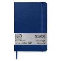 Caderno Quadriculado taccbook Azul naval 14x21 Ríg.