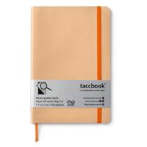 Caderno Quadriculado taccbook Laranja (pastel) 14x21 Flex Caderno Quadriculado taccbook Laranja (pastel) 14x21 Flex