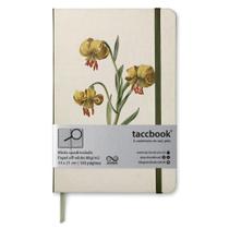 Caderno Quadriculado taccbook Ramo c três lírios 14x21 Ríg.