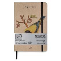 Caderno Quadriculado taccbook Saíra Amarela 14x21 Ríg.