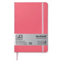 Caderno Quadriculado taccbook Salmão 14x21 Ríg. Caderno Quadriculado taccbook Salmão 14x21 Ríg.