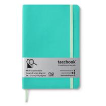 Caderno Quadriculado taccbook Verde água 14x21 Flex