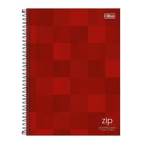 Caderno quadriculado univ 80f 7mmx7mm zip cd - tilibra