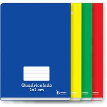 Caderno Quadriculado Univers. 1X1Cm 48F Broch. Decorado Cd
