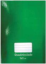 Caderno Quadriculado Univers. 1X1Cm 48F Brochurao C.D Verde
