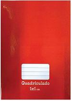 Caderno Quadriculado Univers. 1X1Cm 48F Brochurao C.D Vermel