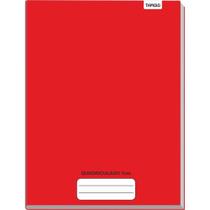 Caderno Quadriculado Universitário 1X1CM 48 Folhas Brochurão Capa Dura Vermelho - Pacote com 5 Unidades Caderno Quadriculado Universitário 1X1CM 48 Folhas Brochurão Capa Dura Vermelho - Pacote com 5 Unidades