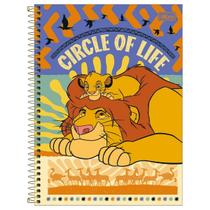 Caderno Rei Leão Capa Dura Espiral 80F 1 Matéria Escolar