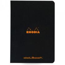 Caderno Rhodia Dot Book Pontilhado Capa Preta A5