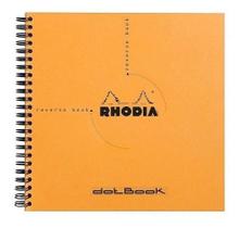 Caderno Rhodia Dotbook 21x21cm Capa Laranja Caderno Rhodia Dotbook 21x21cm Capa Laranja