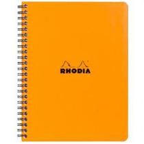 Caderno Rhodia Note Book Capa Laranja A5+