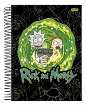 Caderno Rick Morty Universitário 1 Matéria Capa Dura 80Fls