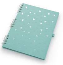 Caderno romantic verde