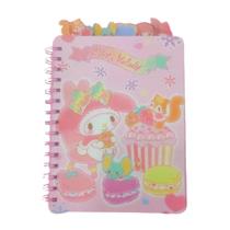 Caderno Sanrio Capa Plástica 100 Folhas Decoradas My Melody 2