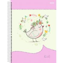 Caderno São Domingos pequeno so cute espiral 80 folhas