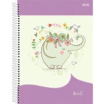 Caderno São Domingos pequeno so cute espiral 80 folhas