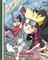 Caderno São Domingos universitário Boruto espiral 160 folhas