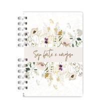 Caderno Seja forte e corajosa 15x21cm