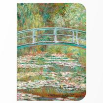 Caderno sem Pauta A5 - Fábrica de Pôster - Capa Flexível 80 Páginas 20x14cm - Ponte de Claude Monet