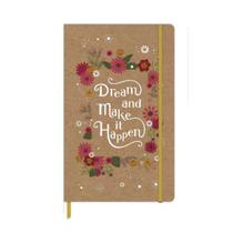 Caderno Sem Pauta Foroni Kraft Art Espiral M 80 Folhas