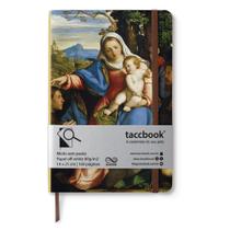 Caderno Sem pauta taccbook A Virgem e o Menino 14x21 Flex