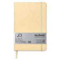 Caderno Sem pauta taccbook Amarelo (pastel) 14x21 Ríg.