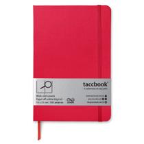 Caderno Sem pauta taccbook Vermelho 14x21 Ríg.