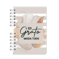 Caderno Ser grato muda tudo 15x21cm