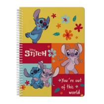 Caderno singular universitário 10 matérias stitch e angel 160fls culturama 707190229