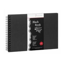 Caderno Sketch Black Book Hahnemuhle 250g/m2 A4 30 Folhas