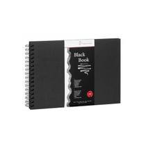 Caderno Sketch Black Book Hahnemuhle 250g/m2 A5 30 Folhas