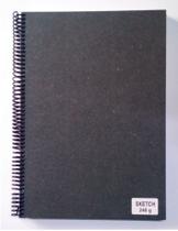 Caderno Sketchbook Brascon A4 com 40 folhas 240g