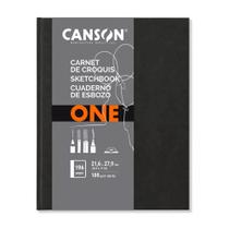 Caderno Sketchbook Brochura 100g/m² 196 Folhas A5 21,6x27,9cm One CANSON