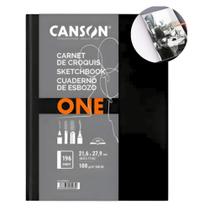 Caderno Sketchbook Canson Art Book One 100g A4 98Fls Costura Caderno Sketchbook Canson Art Book One 100g A4 98Fls Costura