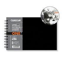 Caderno Sketchbook Canson Art Book One 100g A5 80Fls Espiral