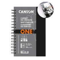Caderno Sketchbook Canson Art Book One 100g A5 80Fls Espiral Caderno Sketchbook Canson Art Book One 100g A5 80Fls Espiral