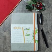 Caderno Sketchbook Dot A5 + Caneta Tinteiro Preta 0.5mm - Rhodia, Super5