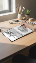 Caderno Sketchbook Espiral A4 50 Folhas 150g Caderno Sketchbook Espiral A4 50 Folhas 150g