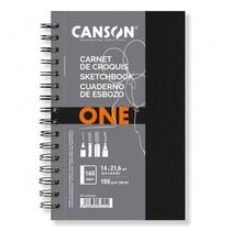 Caderno Sketchbook Espiral One 80 Folhas - Canson Caderno Sketchbook Espiral One 80 Folhas - Canson