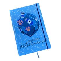 Caderno Sketchbook Grande - Capa Profissões Medicina Veterinária - 21x14cm