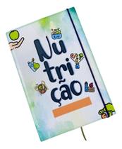 Caderno Sketchbook Grande - Capa Profissões Nutrição - 21x14cm Caderno Sketchbook Grande - Capa Profissões Nutrição - 21x14cm