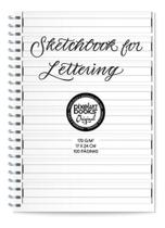 Caderno Sketchbook Para Treino Lettering 50 Folhas 170grs A5