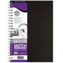 Caderno Sketchbook Slimpy Daler Rowney Espiral A4 54 Fls